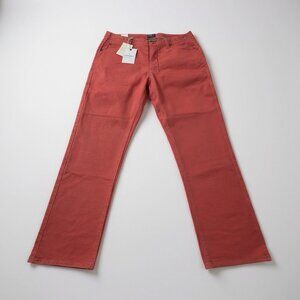 UNTUCKit El Circo Red Straight Fit Chino Pants Size 34x32